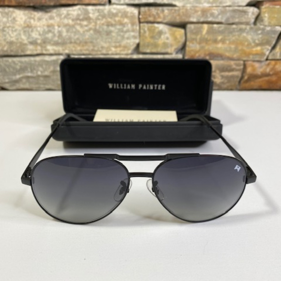 William Painter Constellation Black Sun Glasses - Picture 1 of 8